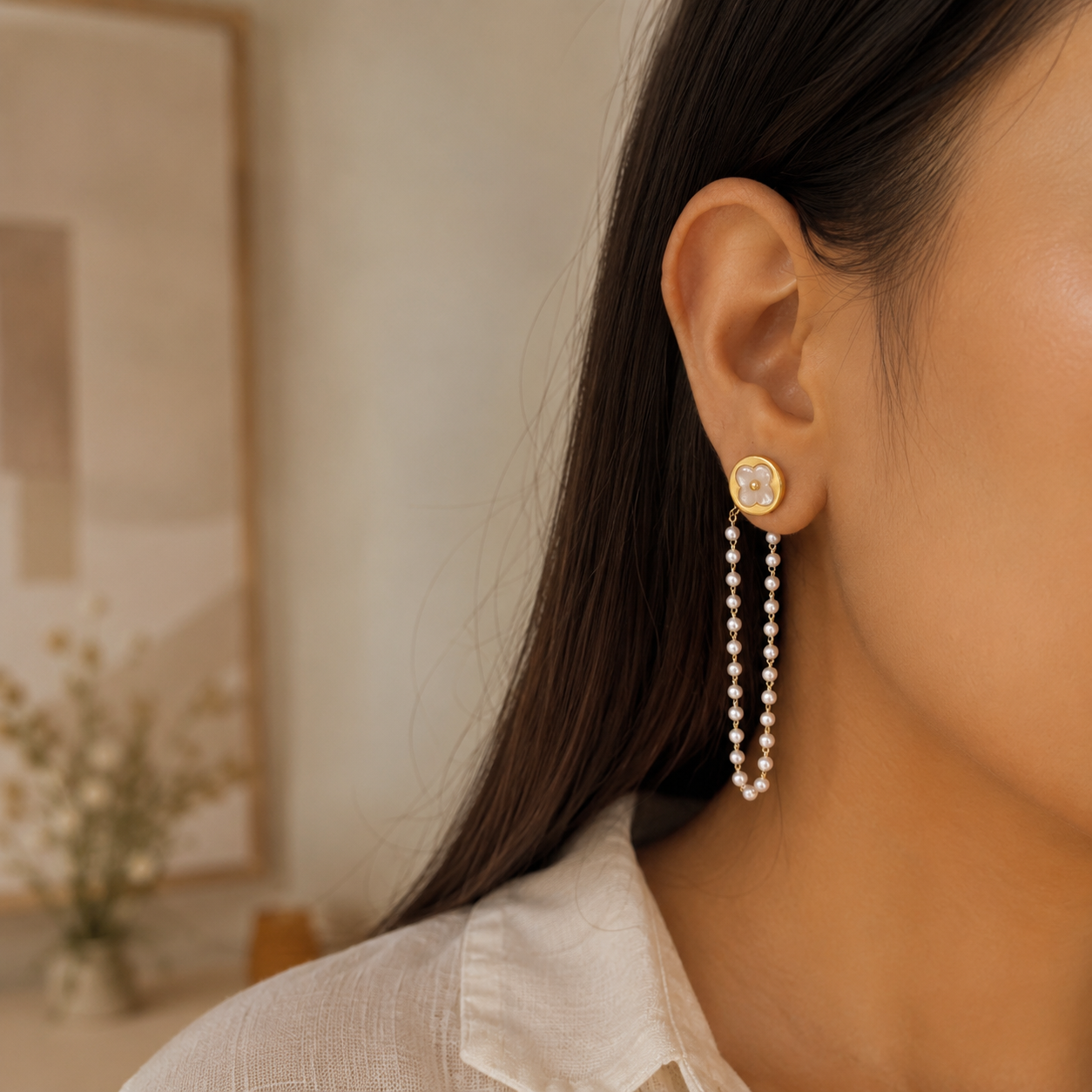 Pearl Drop Earrings