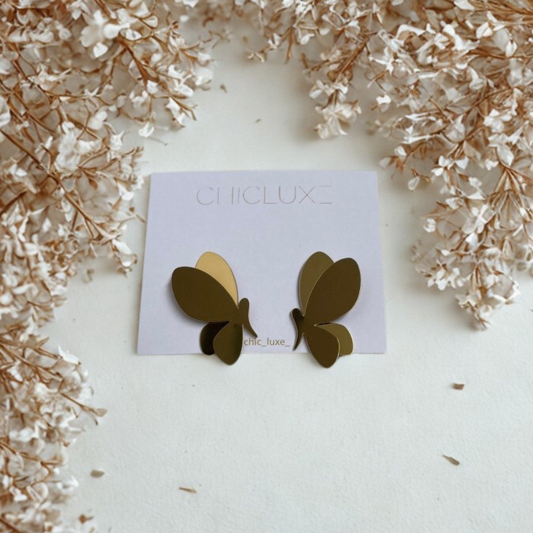 Butterfly Golden Earrings