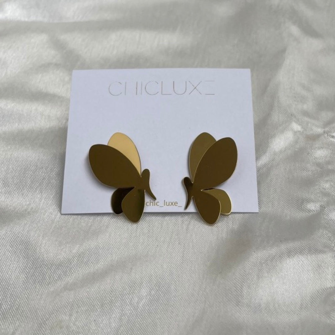 Butterfly Golden Earrings