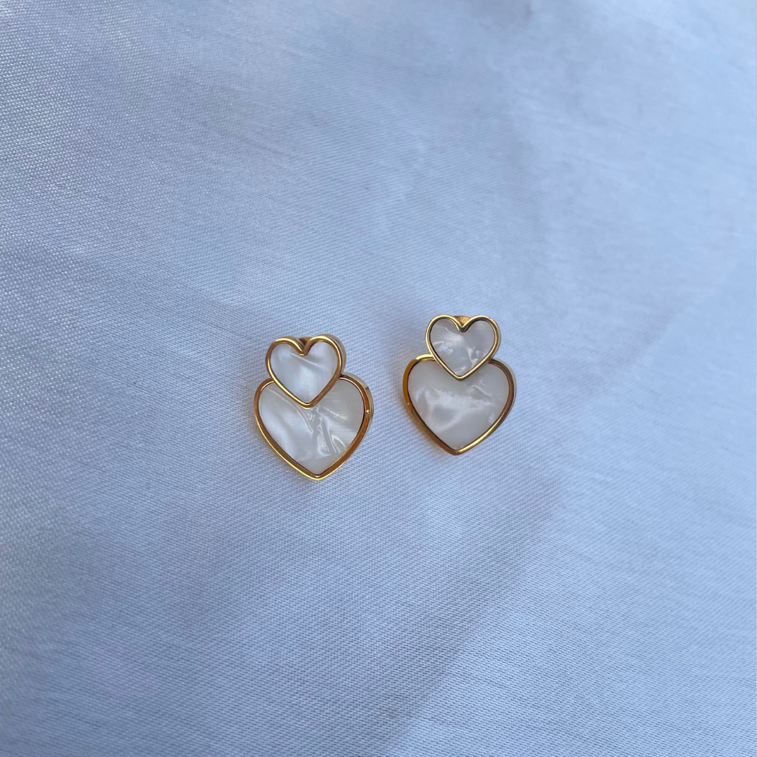 Double Heart Earring