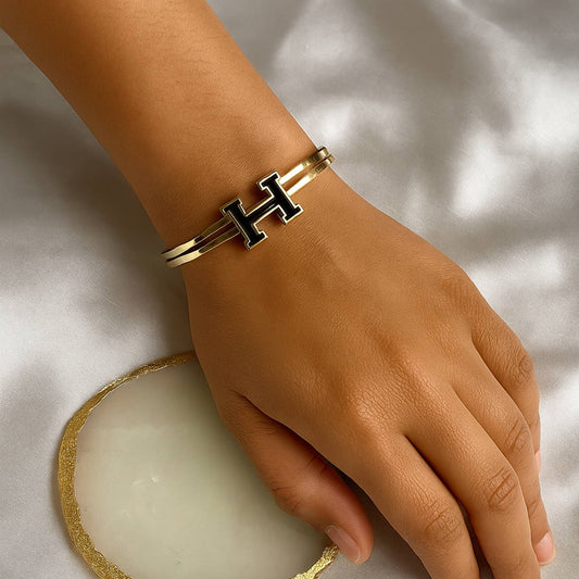 Signature H Cuff Bracelet